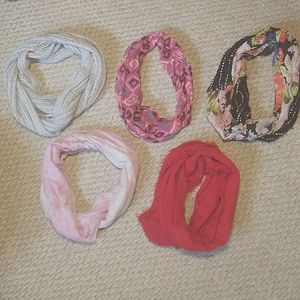 Bundle of 5 Scarves